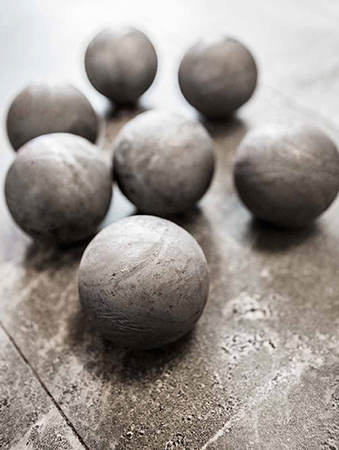 Grinding balls from Forsbacka Kulverk